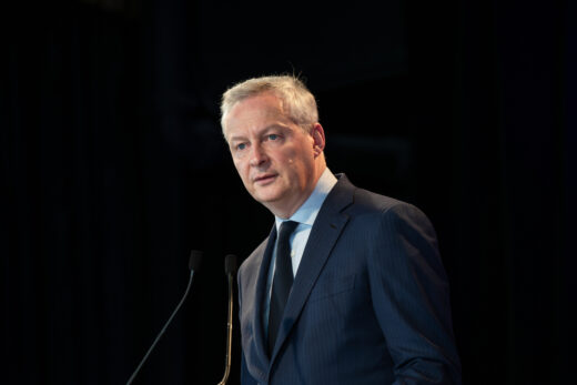 Cannes,,france, ,09 02 2024:,french,minister,of,economy,and,finance