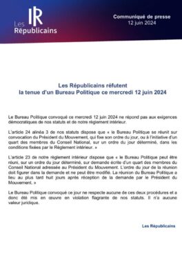 Republicain Bureau Crise