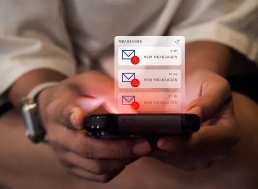 arnaque, cybermalveillance, piratage, phishing, message, mail