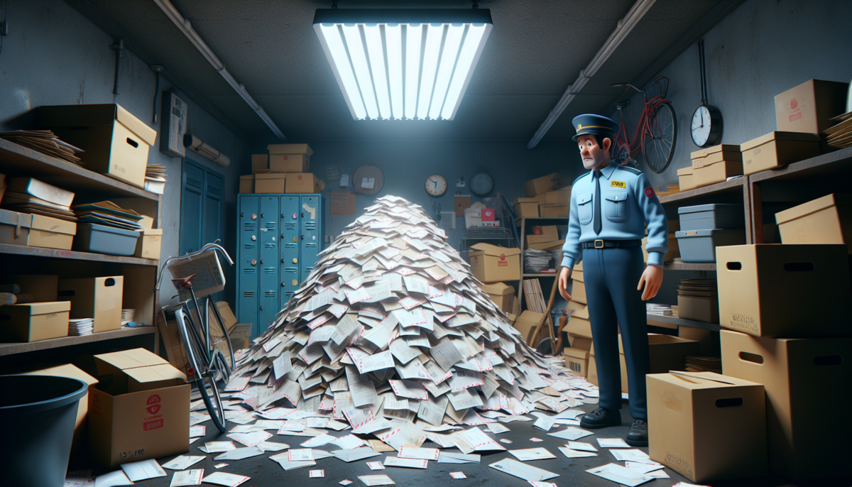 Insolite : Un Facteur Iserois Absente De Ses Tournees, 13 000 Lettres Retrouvees Dans Son Garage