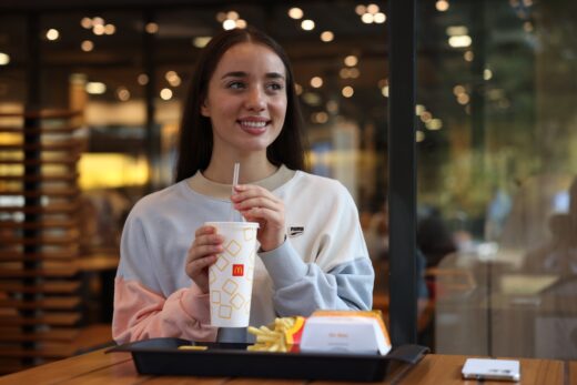 McDonald's, hamburger, recette, janvier 2025, France, flexitarien, lait