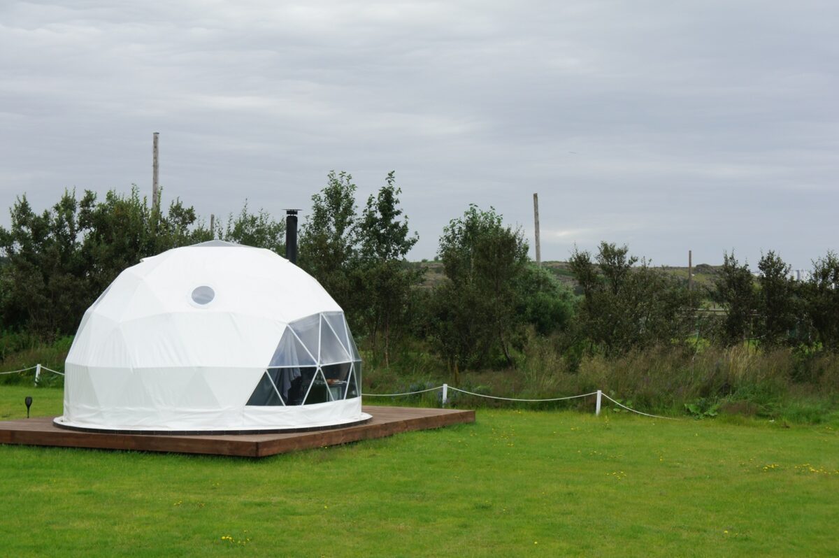 Iceland,dome,bubble,tent,outdoor