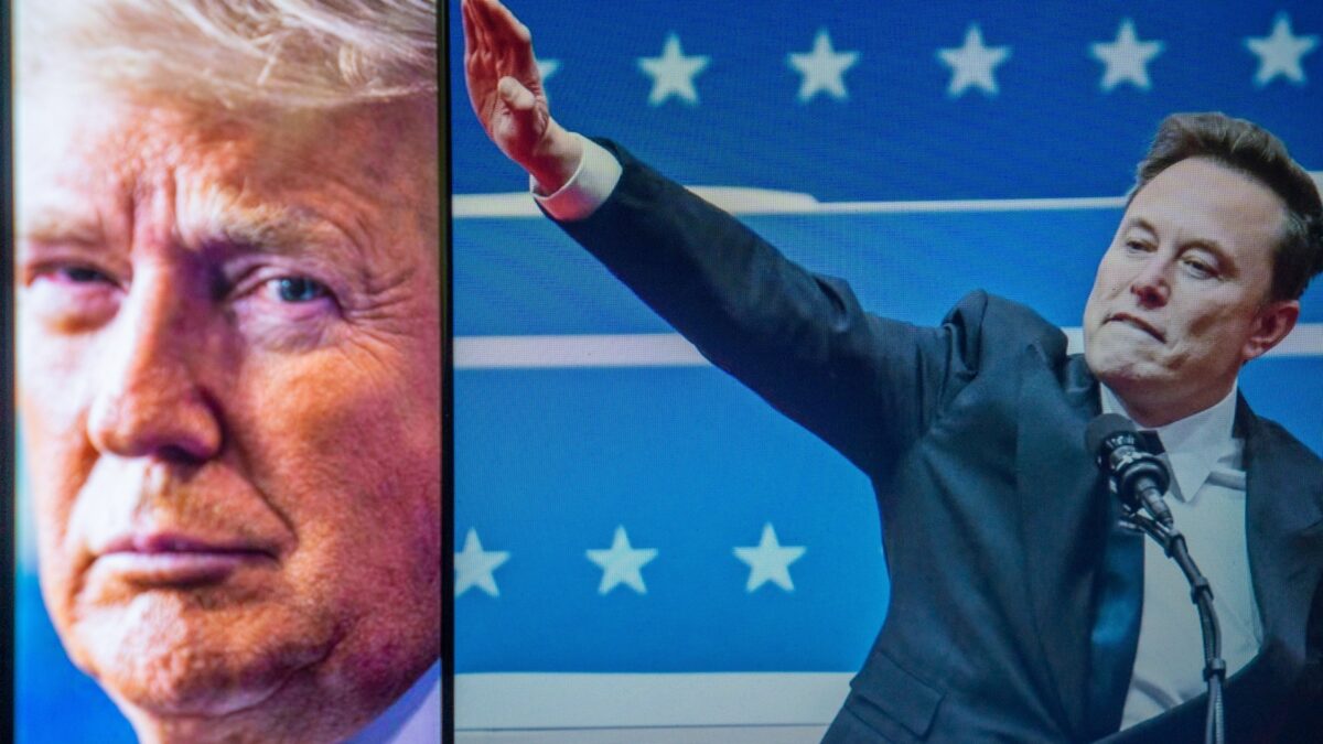 Jakarta,,indonesia,,february,15,,2025:,donald,trump,and,elon