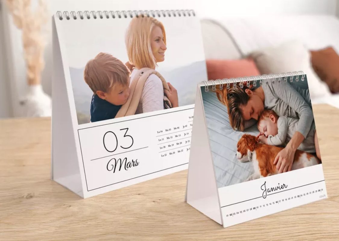 Calendrier photo : personnalisez vos souvenirs au fil de l’année