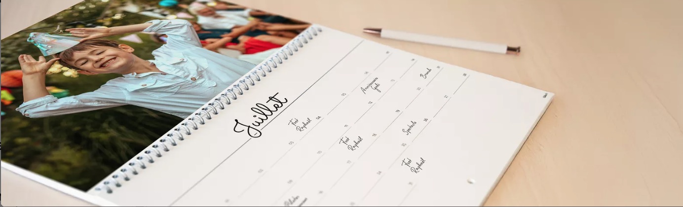 Calendrier Photo Souvenir Personnalisable