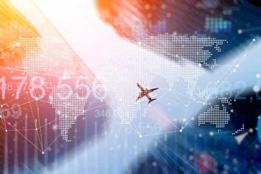 Airplane,cargo,logistic,map.,business,flights,and,transportation,around,the