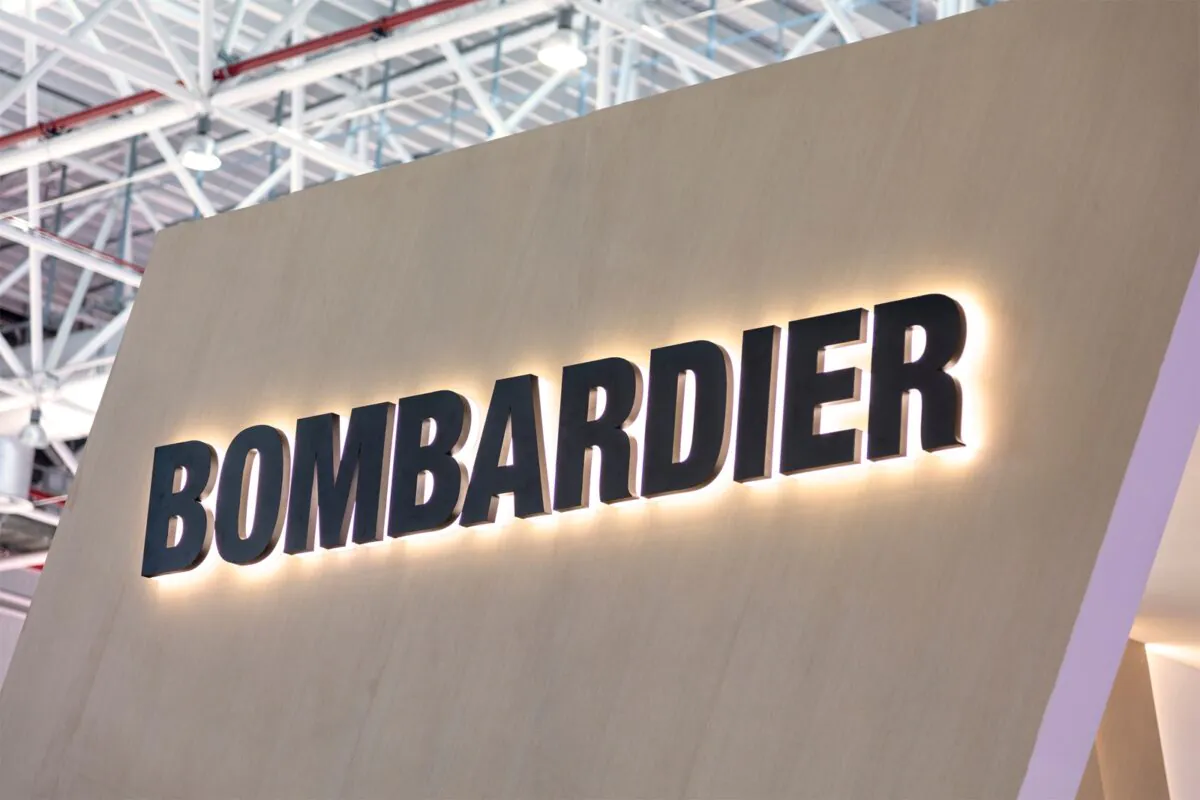 Zhuhai,,china ,november,7,,2018:,bombardier,sign,is,seen,during