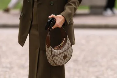 Milan,,italy, ,september,20,,2023:,fashioner,wearing,gucci,half