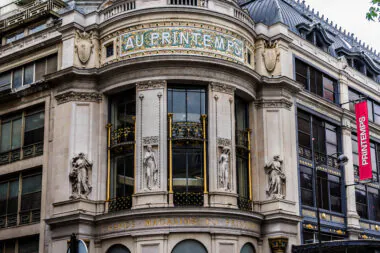 Printemps, fermeture, grand magasin