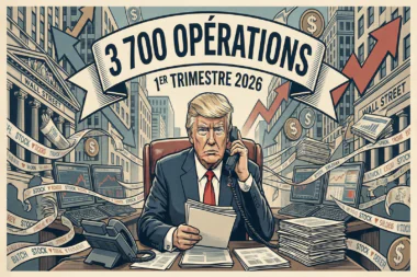 Donald Trump a fait 3 700 opérations sur les actions au 1er trimestre 2026 !