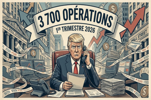 Donald Trump a fait 3 700 opérations sur les actions au 1er trimestre 2026 !
