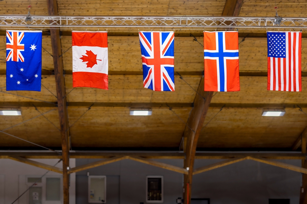 drapeaux foire, salons
