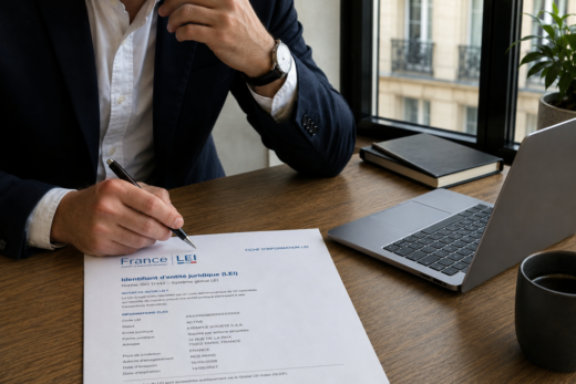 France Lei Agent Enregistrement Officiel Fiche Information