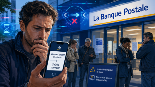 Plusieurs clients de La Banque Postale disent ne pas avoir reçu leur salaire à temps après un incident touchant les virements entrants. La banque assure mobiliser ses équipes.