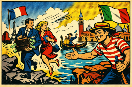 Fuite fiscale : l'Italie nous prend nos contribuables, bravo la France !