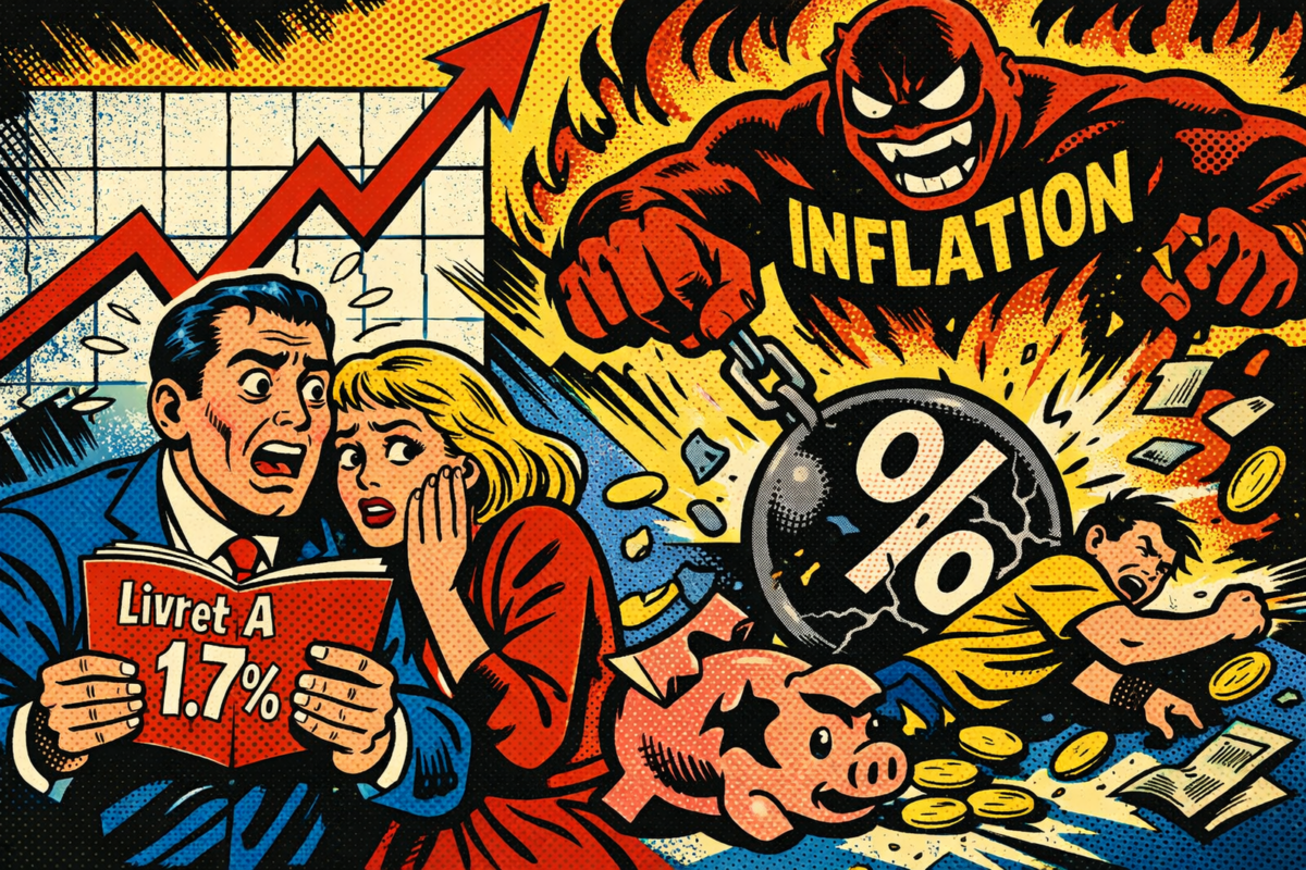Livret A à 1,7% : quand l'inflation punit les épargnants