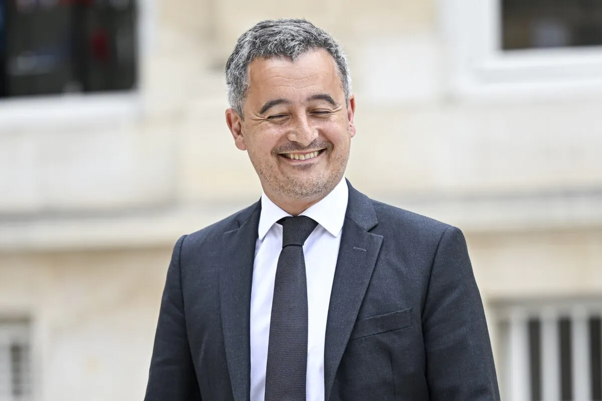 Gerald,darmanin,during,a,welcoming,day,of,new,deputies,at