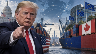Donald Trump menace l’Union européenne de lourds droits de douane si Bruxelles avance sur un statut de membre associé pour le Canada, sur fond de tensions commerciales et de recomposition des alliances. ChatGPT