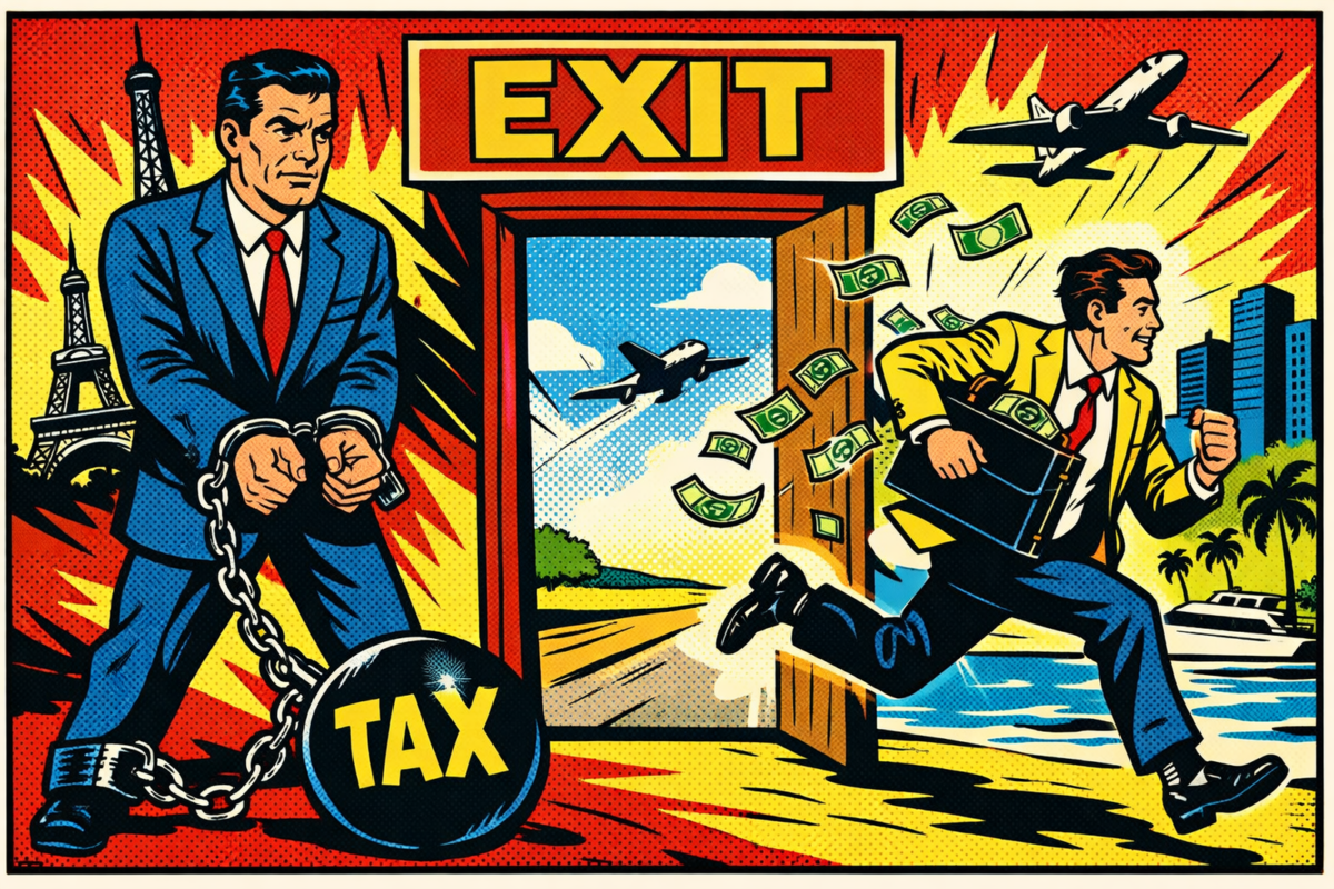 Exit tax durcie : taxer les fugitifs ou les entrepreneurs ?