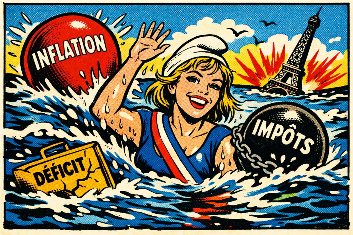 Inflation, impôts, déficit : la France se noie en souriant
