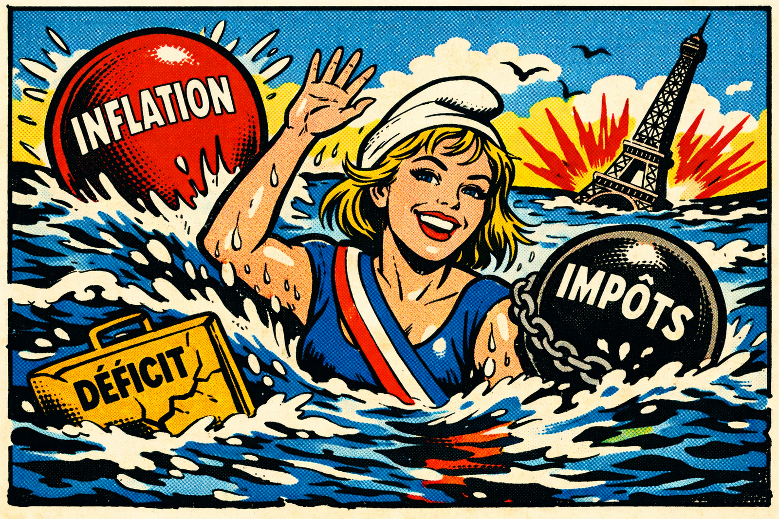 Inflation, impôts, déficit : la France se noie en souriant