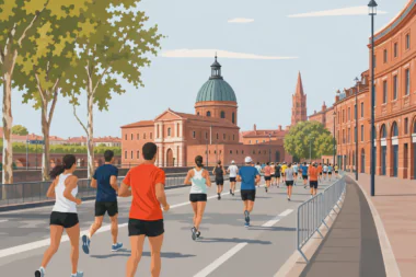 6388532a Marathon Toulouse Circulation 1er Novembre