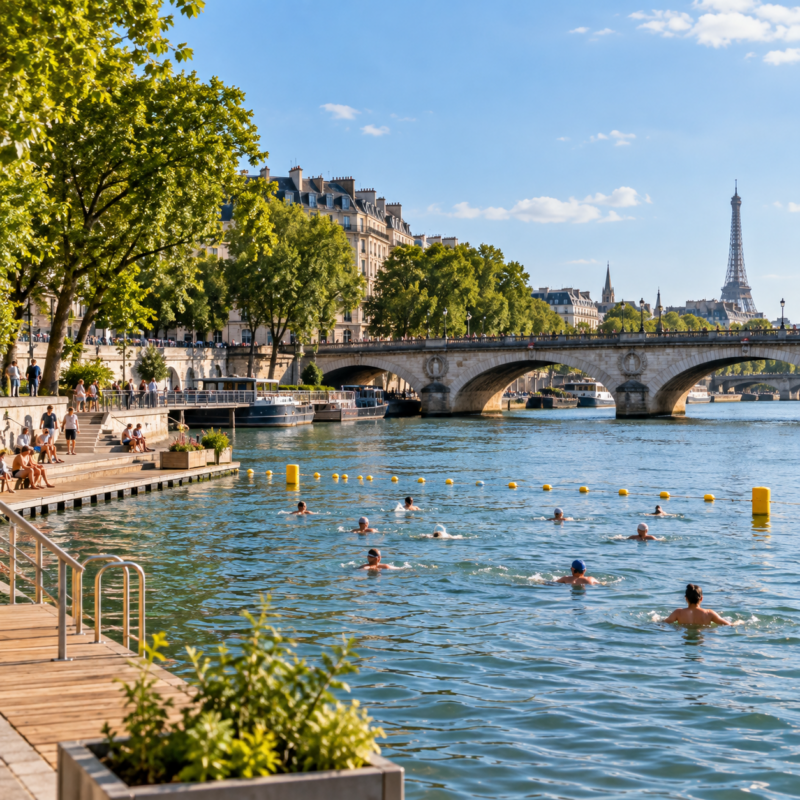 9a996786 A Bright Realistic Daytime Cityscape Photo Of Par