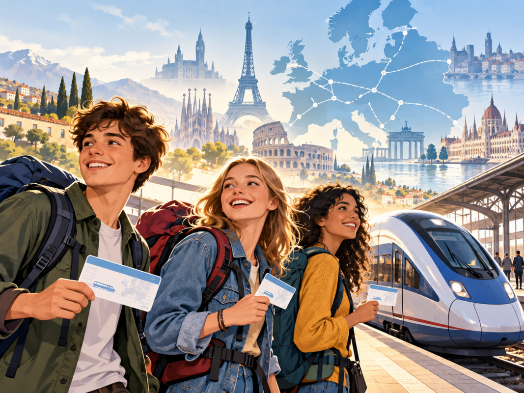 Dès le 1er octobre 2026 à midi, les jeunes nés en 2008 peuvent candidater à DiscoverEU. Plus de 5 600 Pass Interrail sont réservés à la France pour voyager en Europe en 2027 ou 2028. ChatGPT