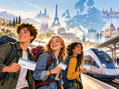 Dès le 1er octobre 2026 à midi, les jeunes nés en 2008 peuvent candidater à DiscoverEU. Plus de 5 600 Pass Interrail sont réservés à la France pour voyager en Europe en 2027 ou 2028. ChatGPT