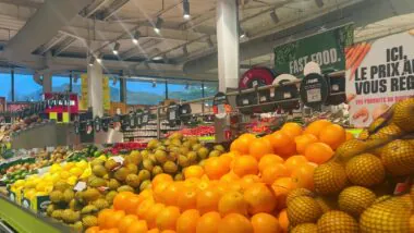 Seyssins,,france, ,september,9,,2025.,fruit,aisle,at,grand